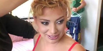 Behind the scenes footage with smoking hot girls