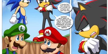 Mario and Sonic ultimate crossover fantasy group sex [ HD PMV ] (Dasi West, Renata Daninsky)