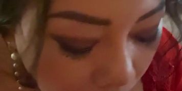 Asian Milf facial