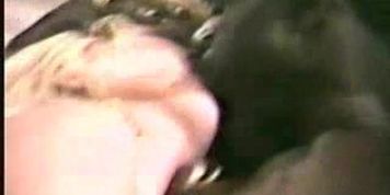 Black On White (blonde) Wife Interracial Cream Pie