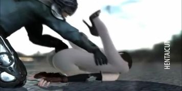 Horny 3D hentai chick gets fucked
