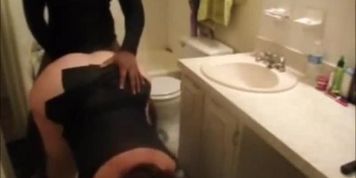 Close up of cuckold wife unknowingly getting cream pie BBC