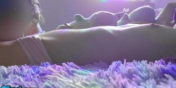 He eats my tiny pussy until I have my first orgasm