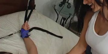 Alexa Tickles Renna - F/F, Super Hot Brunette Has Some Fun!