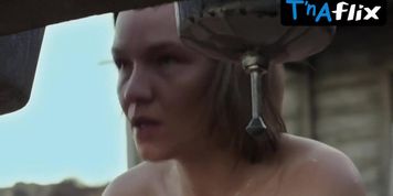 Aleksandra Tyuftey Breasts Scene  in Chernyje Buchlaty