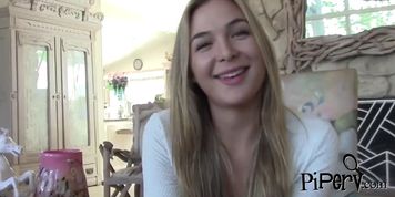 Hot blonde chick pounded in POV