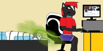 Skunk Fart Animation