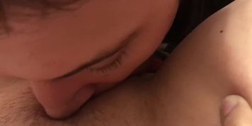 Daddy explodes all over my tummy