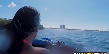 Brazilian Girl Alina Belle'S Deserted Island Fuck