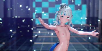 [R18][Vtuber MMD] Gura - ???????? (Super Hero)