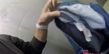 Pee on pants in changing room but didn't buy them