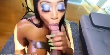 Hardcore black porn at home