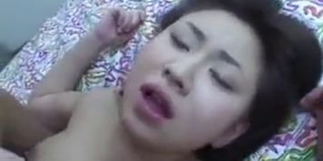 Nanami Komachi has hairy slit fucked with vibrator and hard dick - More at hotajp.com