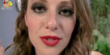 Amateur hottie Summer Rae facialized after the POV