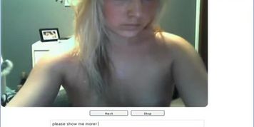 Chatroulette #32 Naughty Blonde brilliant bod milks