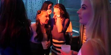 DRUNKSEXORGY - Bi cuties fucking in a club