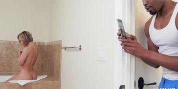 Young small figure blonde fucked by BBC (Jada Stevens)