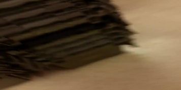 young mother bending over