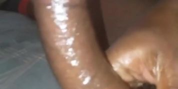 Solo play with the money shot. (Must see) (Good Dick)