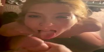 Letting a stranger I just met cum on my face