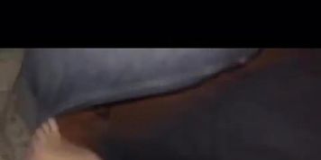 Asian wife Kicking balls 