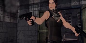 LARA CROFT COMES ALREADY LATE TO SAVE HER FRIEND (Jamie Lee, Lara Craft)