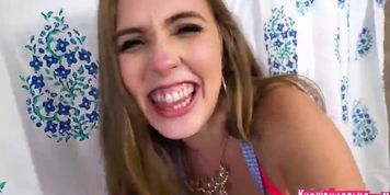 Trimmed Housewife Blows Stepson (CoupleFantasies)