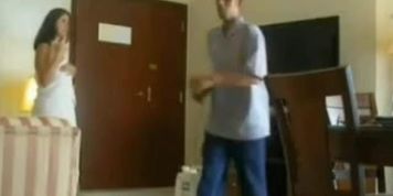 Demonstrating the hotel cleaner