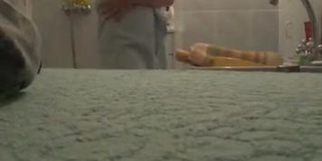 wife boobs after bath