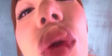 Rio Kissing and Licking Glass