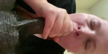 Sucking A Nice Black Cock (Nestee Shy)