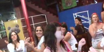 DANCING BEAR - My cheating wife cock sucks masked stripper