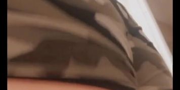 Slow motion ass clap from thick MILF on Snapchat