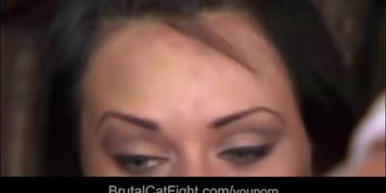 Hussy pussy causes a catfight and gets fucked