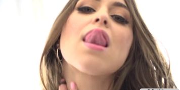 Sexy Petite Riley Reid teases and rides huge hard cock (Riley Rides, Toni Ribas)