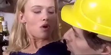 Camilla Krabbe Cute blonde teen fucks workman