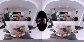 Virtual Taboo - Stud Gives It To Three Hot Blondes