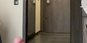 good handjob in the hotel room surprised by th ...