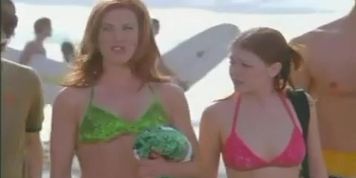 Elisa Donovan Bikini Scene  in Sabrina, The Teenage Witch