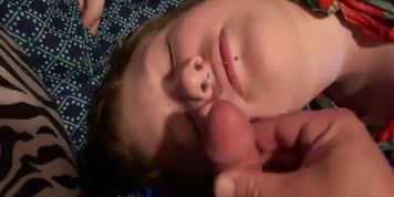 Horny in the Morning! Surprise Sex, Dangerous Spiky Piercing Blowjob & First Time Facial Cumshot