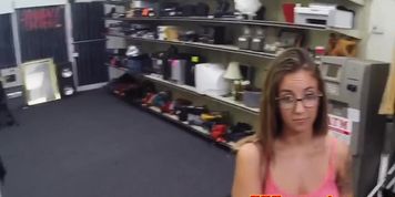 Busty spex pawnee gets fucked and creamed POV
