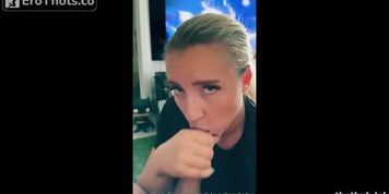 BlondeAdobo Riding Sextape PPV Video Leaked