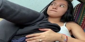 public masturbating in the car while it's raining