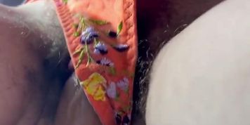 Hairy Teen LolaLola Squirting Wet Pussy Close-Up Morning Masturbation with Huge Dildo