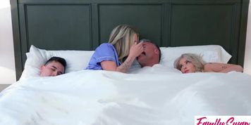 Group Intimacy Unfolds During Shared Evening (Charles Dera, Juan El Caballo Loco)