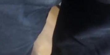 British twink pisses in black petite jeans