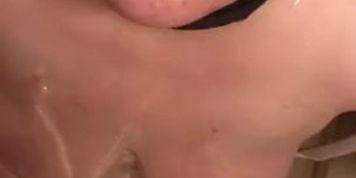 Sub wife tied up gets golden shower