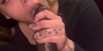 Bbw blows boyfriend