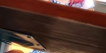 Blowjob Under Table