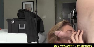 Amateur Fucked And Cum Facialed HER SNAPCHAT - BAMBI18XX